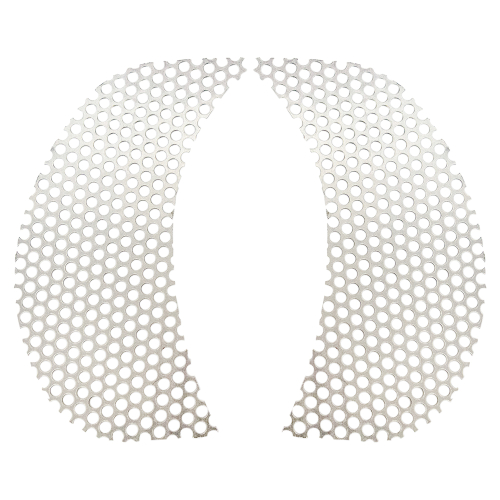 Klock Werks - Klock Werks Fairing Vent Screen - Round - Chrome - KWS-01-0368