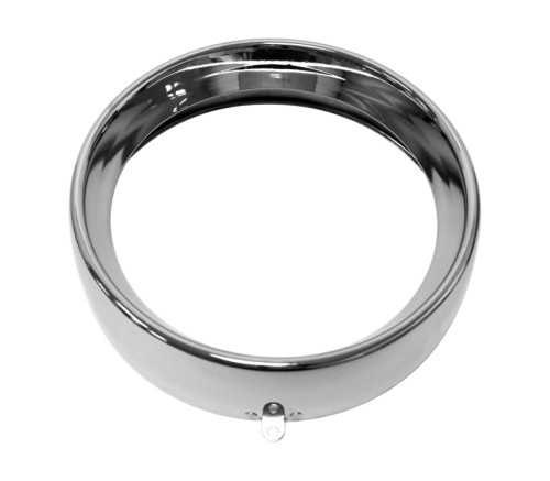 HardDrive - HardDrive 7in. Frenched Headlight Trim Ring - Tab Style - Chrome - 38-048