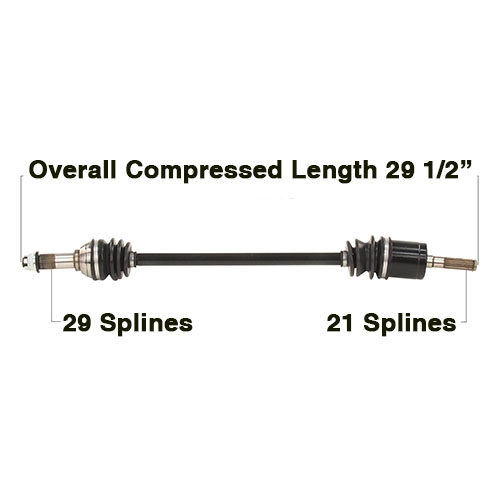 TYTANEUM - TYTANEUM OE Style CV Axle - CAN-7080