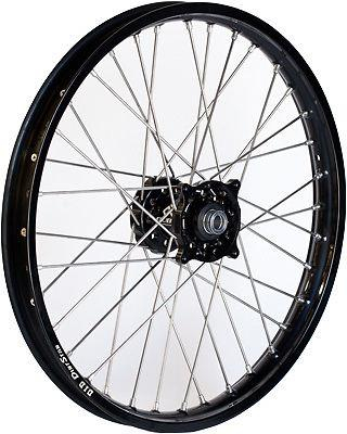 Dubya - Dubya MX Front Wheel with DID DirtStar Rim - 1.40x19 - Black Hub/Black Rim - 56-4181BB