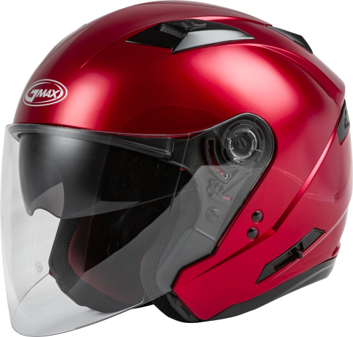 G-Max - G-Max OF-77 Solid Helmet - O1770093 - Candy Red - X-Small