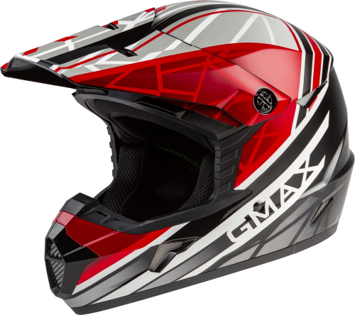 G-Max - G-Max MX-46 Mega Helmet - D3461026 - Black/Red/White - Large