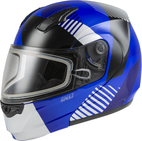 G-Max - G-Max MD-04S Reserve Helmet - M2043049 - Blue/Silver/Black - 3XL