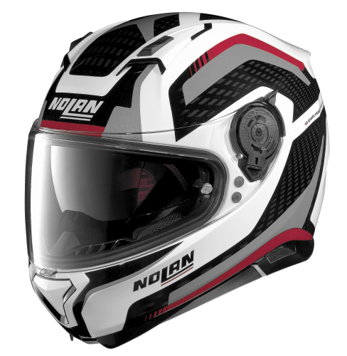 Nolan - Nolan N87 Arkad Helmet - N875276420437 - Metallic White - X-Small