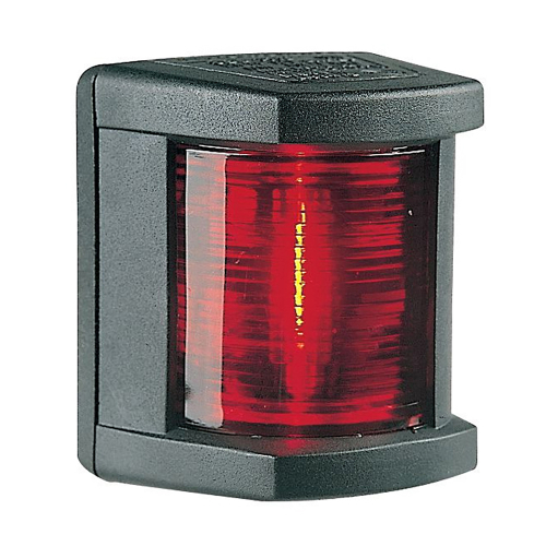 Hella Marine - Hella Marine Port Navigation Lamp- Incandescent - 1nm - Black Housing - 12V