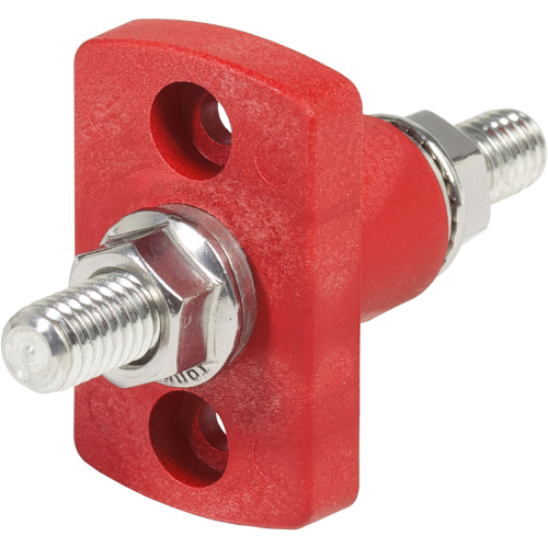 Blue Sea Systems - Blue Sea 2204 Red Terminal Feed Through Connector