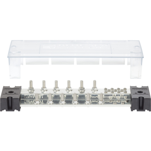 Blue Sea Systems - Blue Sea PowerBar 1000 - 12 5/16" Terminal Studs w/Cover