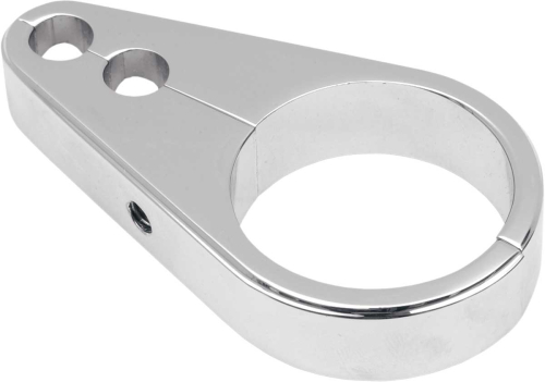 Drag Specialties - Drag Specialties Chrome Die-Cast Cable Guide - Dual Throttle Cable Clamp 1 1/14in. - 11-0275