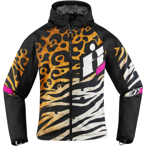 Icon - Icon Merc Shaguar Womens Jacket - XF-2-2822-0854 - Shaguar - X-Large
