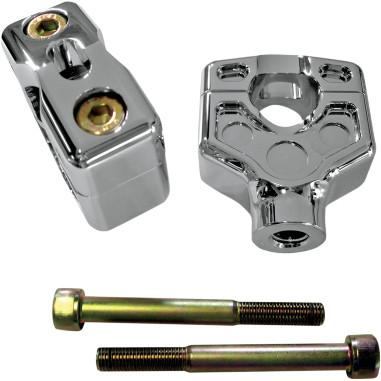 Joker Machine - Joker Machine Dual Handlebar 2in. Riser Clamp Assembly - Chrome - 03-862C
