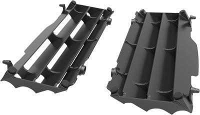 Polisport - Polisport Radiator Louvers - Black - 8455700001