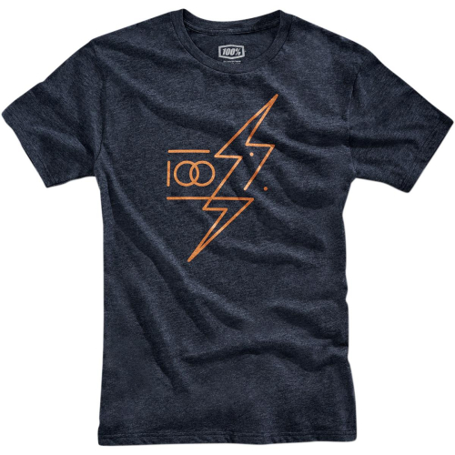 100% - 100% Helgi T-Shirt - 32087-015-10 - Blue - Small