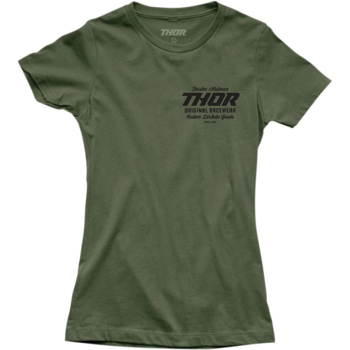 Thor - Thor The Goods Vintage Womens T-Shirt - 3031-3710 - Military Green - Small