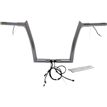 Fat Baggers, Inc. - Fat Baggers, Inc. 1-1/4in. Plug and Play EZ Install Pointed Top Handlebar Kit - Chrome - 902912