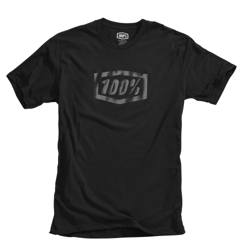 100% - 100% Essential T-Shirt - 32016-019-10 - Black/Black - Small