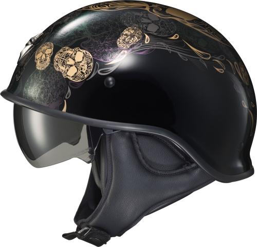Scorpion - Scorpion EXO-C90 Kalavera Helmet - C90-1013 - Black - Small