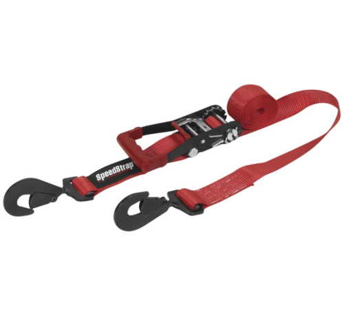 PRP - PRP 2in. Ratchet Tie Downs with Twisted Snap Hooks - Red - 26013