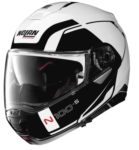Nolan - Nolan N100-5 Consistency Helmet - N155273930196 - Metallic White - X-Large
