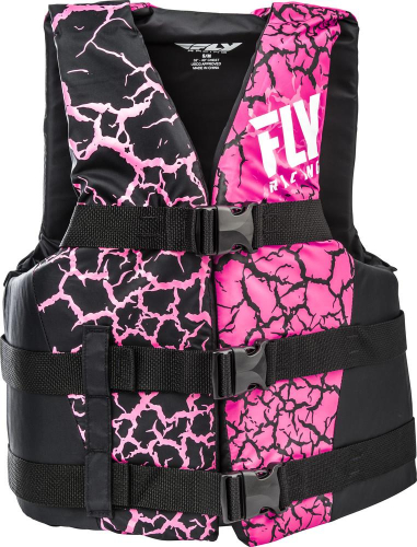 Fly Racing - Fly Racing Nylon Floatation Vest - 112224-105-050-18 - Pink/Black - Lg-XL