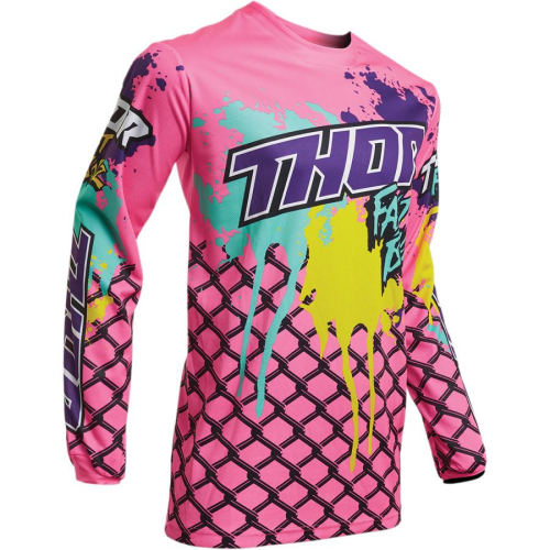 Thor - Thor Pulse Fast Boyz Youth Jersey - 2912-1766 - Coral - 2XS