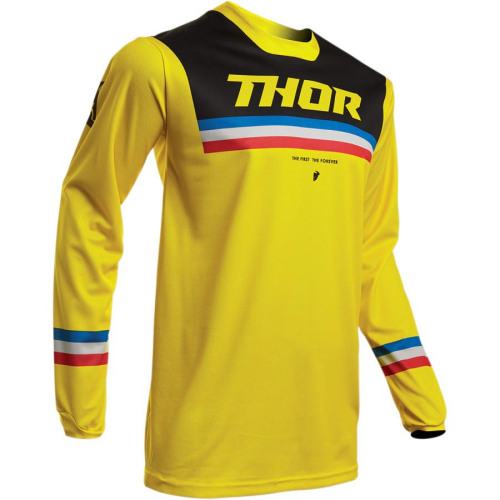 Thor - Thor Pulse Pinner Jersey - 2910-5446 - Yellow - Large