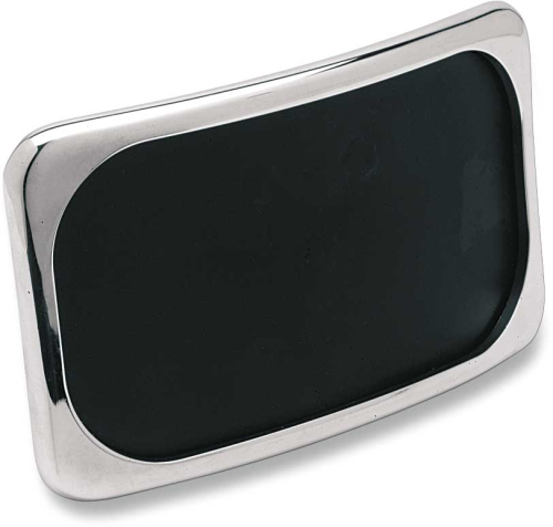 Drag Specialties - Drag Specialties Three-Bolt Style Small Radius License Plate Mount - Chrome - 7807-0114