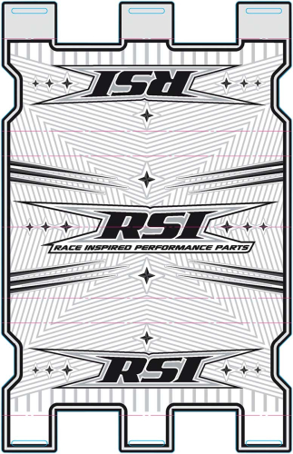 RSI Racing - RSI Racing Handlebar Pad - Small - White - BPS-WHITE