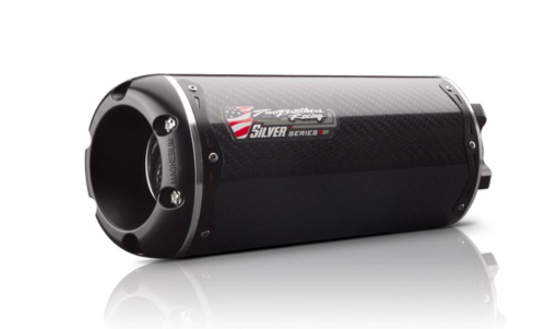 Two Brothers Racing - Two Brothers Racing M-2 Silver Series Slip-On - Carbon Fiber - 005-1460405V-S