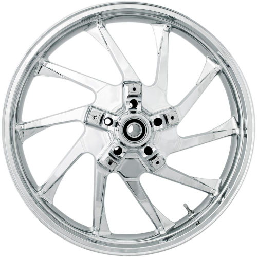 Coastal Moto - Coastal Moto Precision Cast Hurricane Custom 3D Front Wheel - 21in. x 3.5in. - Chrome - 3D-HUR213CH07