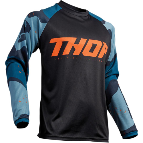 Thor - Thor Sector Camo Jersey - 2910-4914 - Blue - Medium