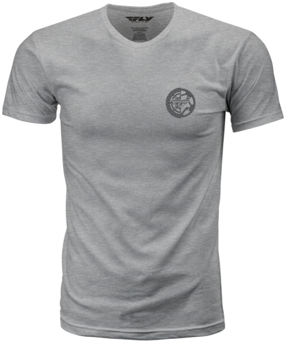 Fly Racing - Fly Racing Fly Sprocket Tee - 352-0366M - Gray/Gray - Medium