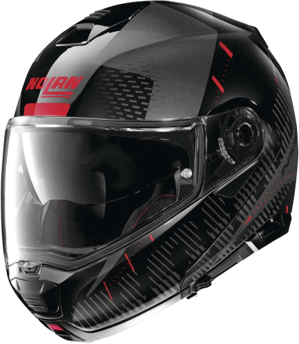 Nolan - Nolan N100-5 Lightspeed Graphic Helmet - 393669 - Black/Red - X-Small