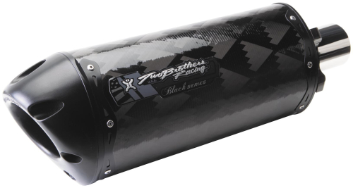 Two Brothers Racing - Two Brothers Racing M-2 Black Series V.A.L.E. Slip-On with Catalytic Eliminator - Carbon Fiber - 005-2420407V-B