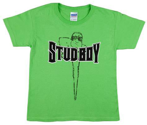 Stud Boy - Stud Boy Lime Kids T-Shirt - 2520-03 - Lime - X-Large