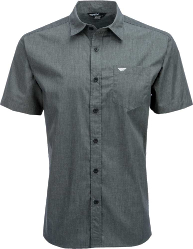 Fly Racing - Fly Racing Button-Up Shirt - 352-6180S - Dark Gray - Small