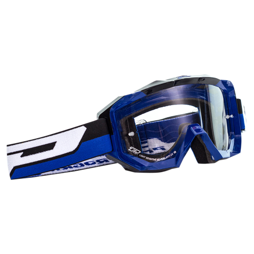 Pro Grip - Pro Grip 3200 MX Enduro Goggles - PZ3200BL - Blue / Clear Light Sensitive Lens - OSFA