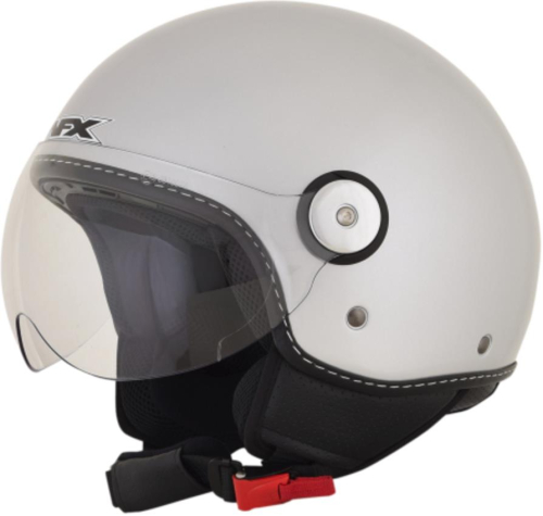 AFX - AFX FX-33 Scooter Solid Helmet - 01060673 - Silver - Small