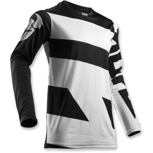 Thor - Thor Pulse Level Jersey - XF-2-2910-4370 - White/Black - X-Large