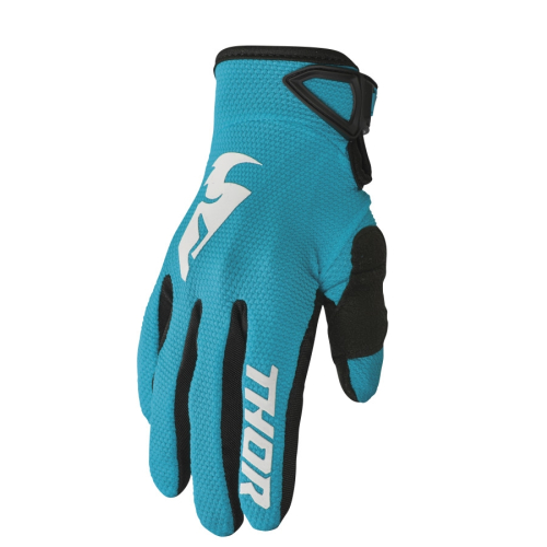 Thor - Thor Sector Womens Gloves - 3331-0248 - Aqua/Vintage White - Large