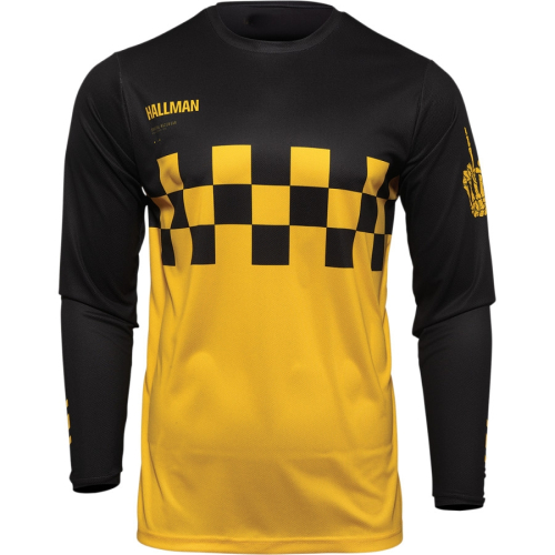 Thor - Thor Hallman Differ Cheq Jersey - 2910-6609 - Yellow/Black - 3XL