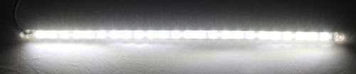 Custom Dynamics - Custom Dynamics TruFLEX Daytime Driving Light - 24 LED (12.95in. L) - White/Clear - TF24WC