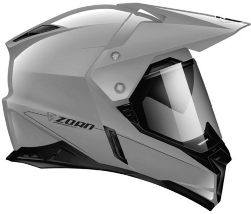 Zoan - Zoan Synchrony Duo-Sport Solid Helmet - 521-423 - Silver - X-Small