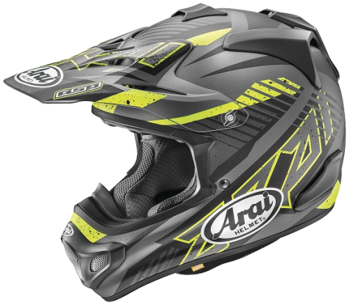 Arai Helmets - Arai Helmets VX-Pro4 Slash Helmet - 685311173843 - Black Frost - Small