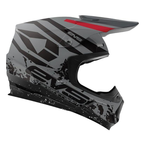 EVS - EVS T5 Grappler Helmet - HE18T5G-GY-L - Gray - Large