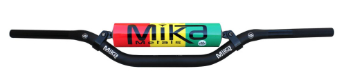 Mika Metals - Mika Metals 7/8in. Handlebar - CR High Bend - Rasta Pad - MK-78-CH-RASTA