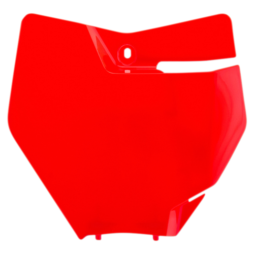 Acerbis - Acerbis Front Number Plate - Flo Orange - 2421124617