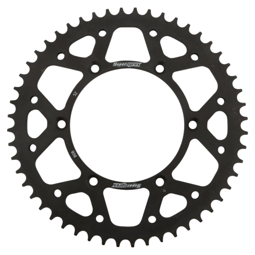 Supersprox - Supersprox Steel Rear Sprocket - 52T - RFE-808-52-BLK