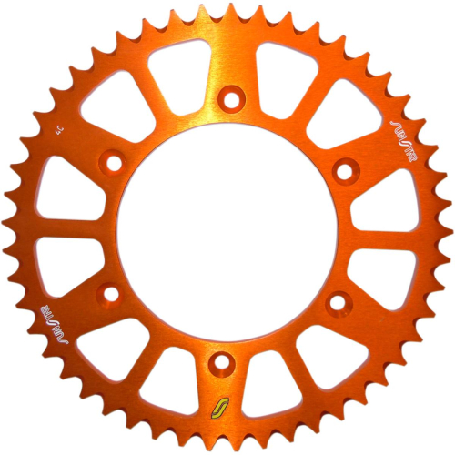 Sunstar - Sunstar Works Triplestar Aluminum Rear Sprocket - 52T - Orange - 5-354752OR