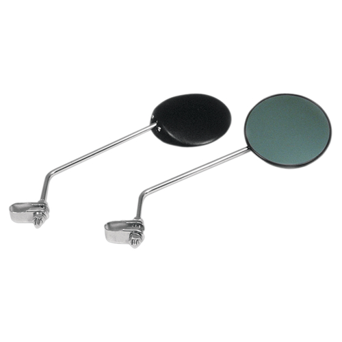 Emgo - Emgo Universal Clamp-On Mirror - Round, for 7/8in. Handlebars Both - 20-64510