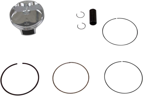 Vertex - Vertex Forged High Compression Piston Kit - Standard Bore 76.95mm, 14.2:1 High Compression - 24123A